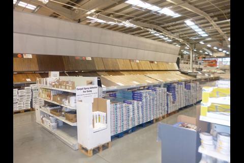 The B&Q Extra in Farnborough has put its revamped paint area front and centre of the store